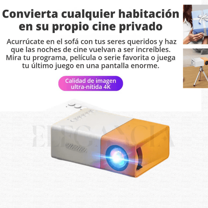 Mini Proyector  Portátil led