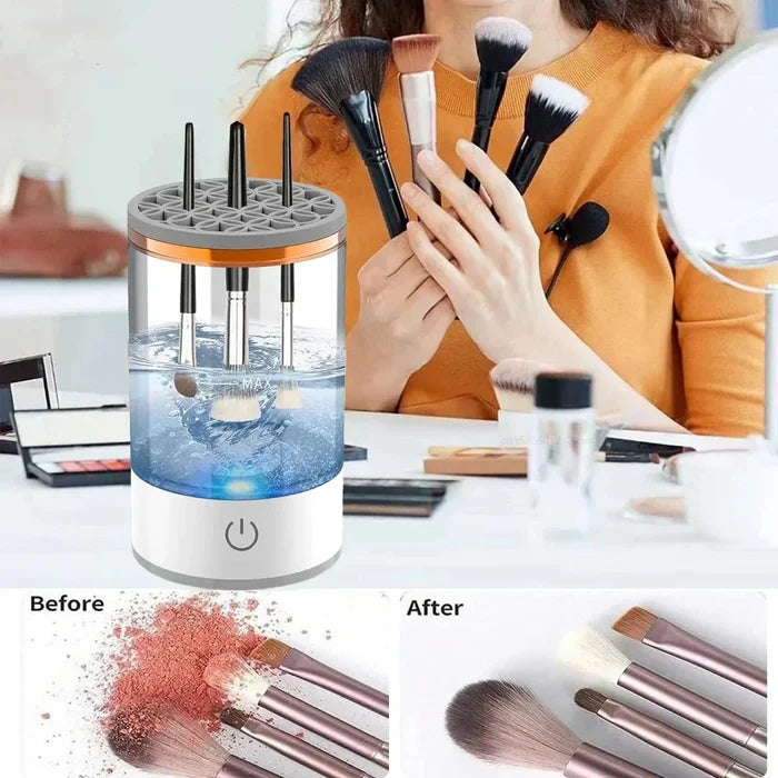 Limpiador de Brochas de Maquillaje Eléctrico + ENVIÓ   GRÁTIS 🔥